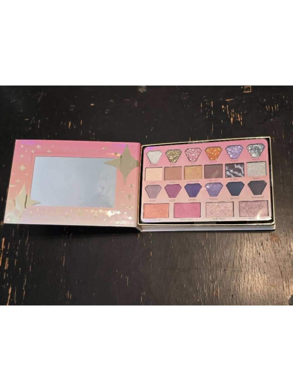 Smoke & Mirrors Star Gazing 22 Pc Face Eye Palette Eyeshadow Blush Glitter